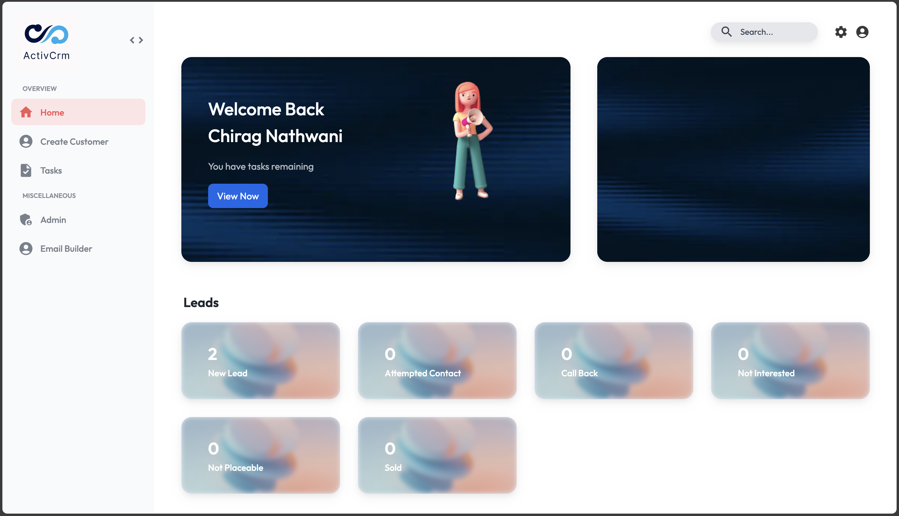 Activ CRM Screenshot